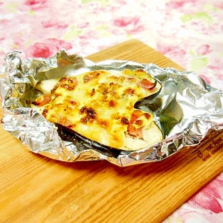 ❤ドリトスと茄子のベーコンチーズ・グリル焼き❤